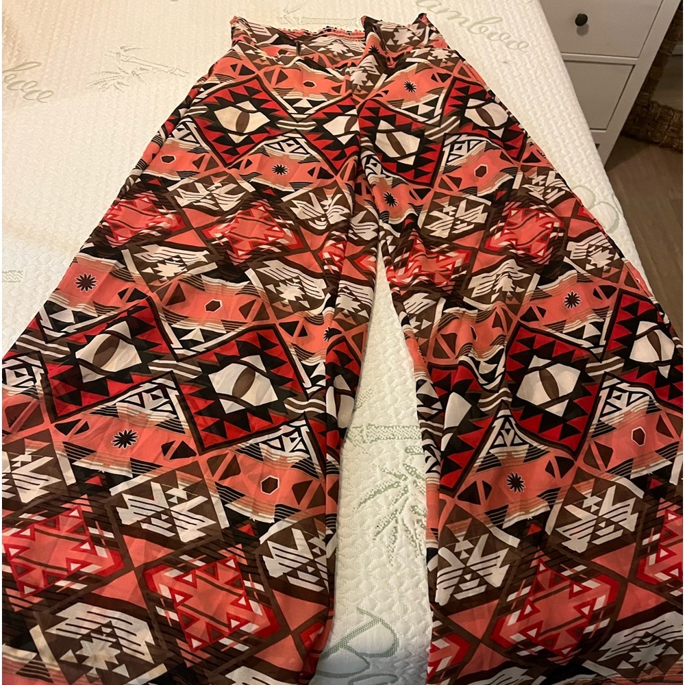 High waisted palazzo pants